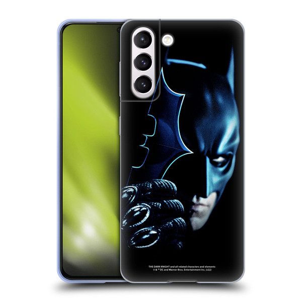 The Dark Knight Key Art Batman Batarang Soft Gel Case for Samsung Galaxy S21 5G