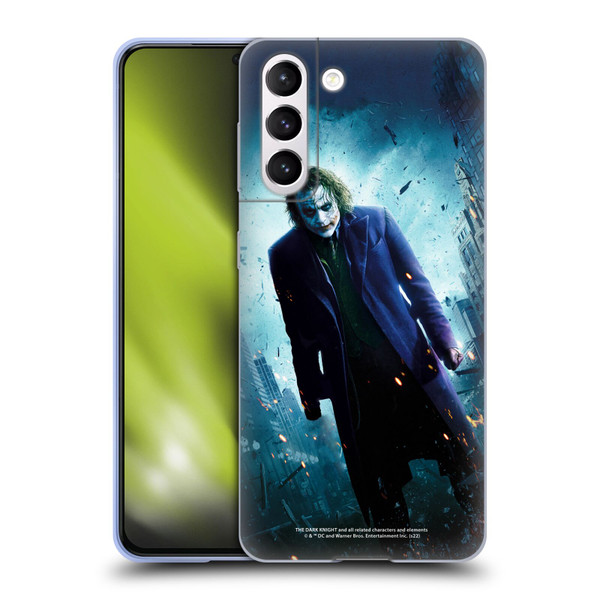 The Dark Knight Key Art Joker Poster Soft Gel Case for Samsung Galaxy S21 5G
