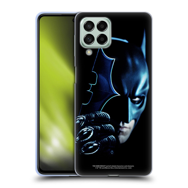 The Dark Knight Key Art Batman Batarang Soft Gel Case for Samsung Galaxy M53 (2022)