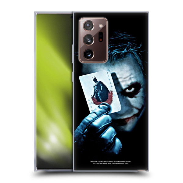 The Dark Knight Key Art Joker Card Soft Gel Case for Samsung Galaxy Note20 Ultra / 5G