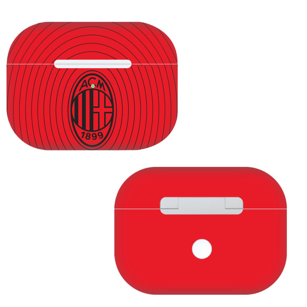 AC Milan Art Red And Black Vinyl Sticker Skin Decal Cover for Apple AirPods Pro Charging Case