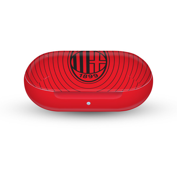 AC Milan Art Red And Black Vinyl Sticker Skin Decal Cover for Samsung Galaxy Buds / Buds Plus