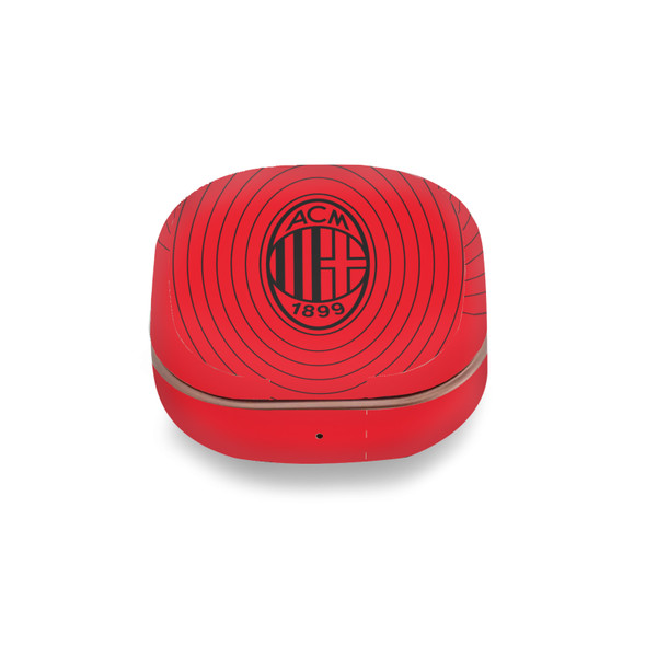 AC Milan Art Red And Black Vinyl Sticker Skin Decal Cover for Samsung Buds Live / Buds Pro / Buds2