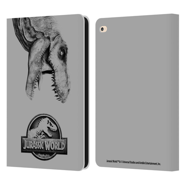 Jurassic World Fallen Kingdom Logo T-Rex Leather Book Wallet Case Cover For Apple iPad Air 2 (2014)
