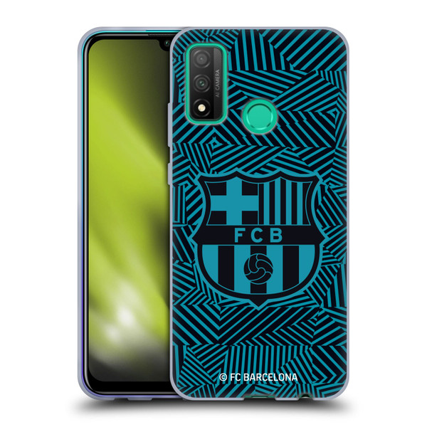 FC Barcelona Crest Black Soft Gel Case for Huawei P Smart (2020)