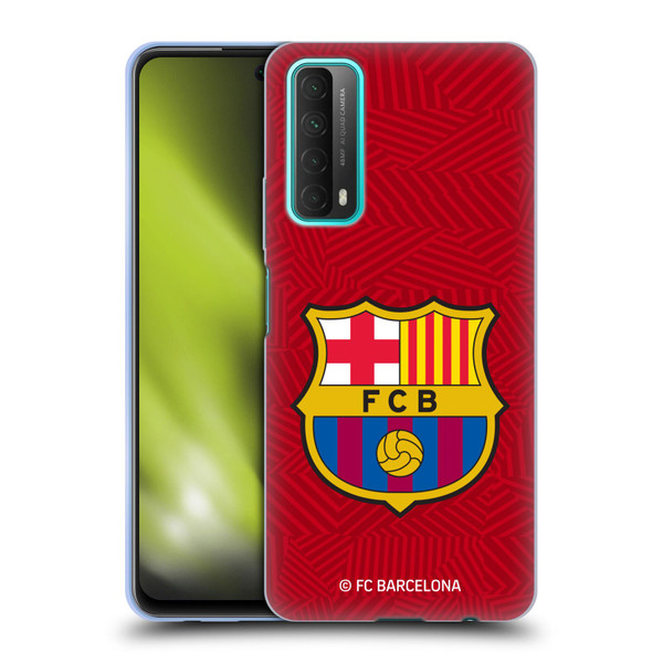 FC Barcelona Crest Red Soft Gel Case for Huawei P Smart (2021)