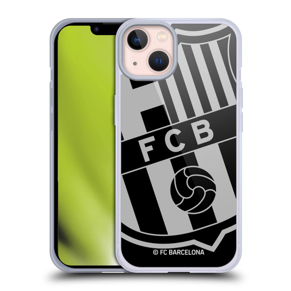 FC Barcelona Crest Oversized Soft Gel Case for Apple iPhone 13