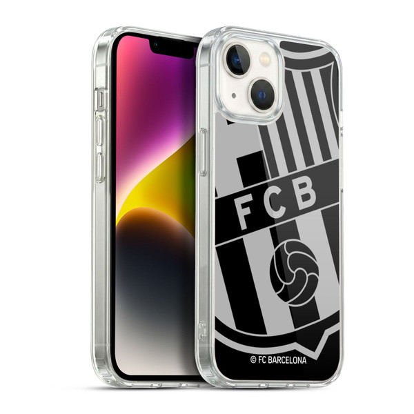 FC Barcelona Crest Oversized Soft Gel Case for Apple iPhone 14