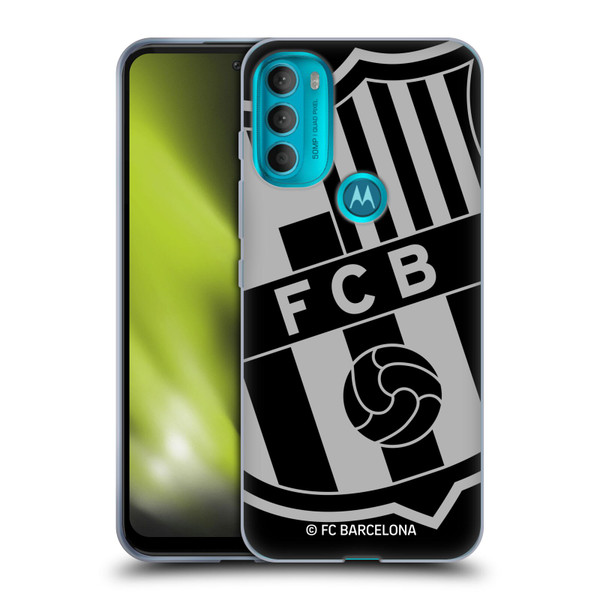 FC Barcelona Crest Oversized Soft Gel Case for Motorola Moto G71 5G