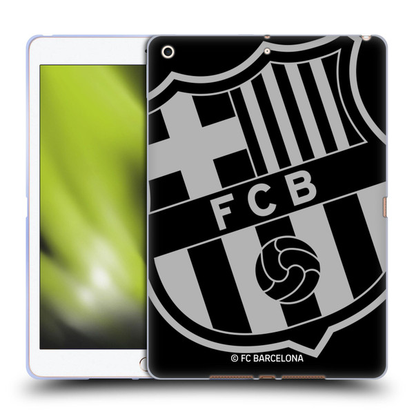 FC Barcelona Crest Oversized Soft Gel Case for Apple iPad 10.2 2019/2020/2021