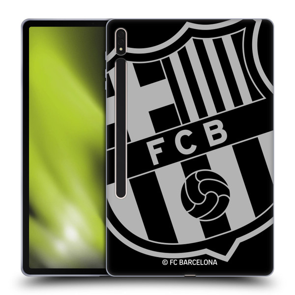 FC Barcelona Crest Oversized Soft Gel Case for Samsung Galaxy Tab S8 Plus