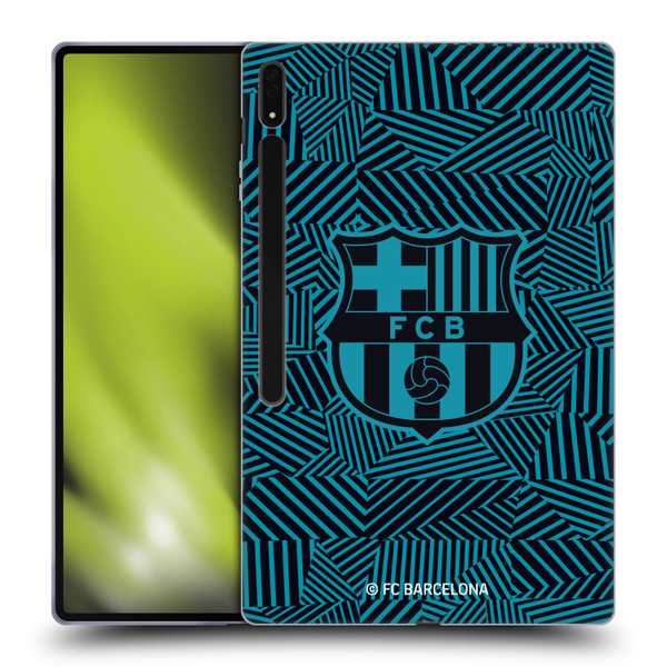 FC Barcelona Crest Black Soft Gel Case for Samsung Galaxy Tab S8 Ultra