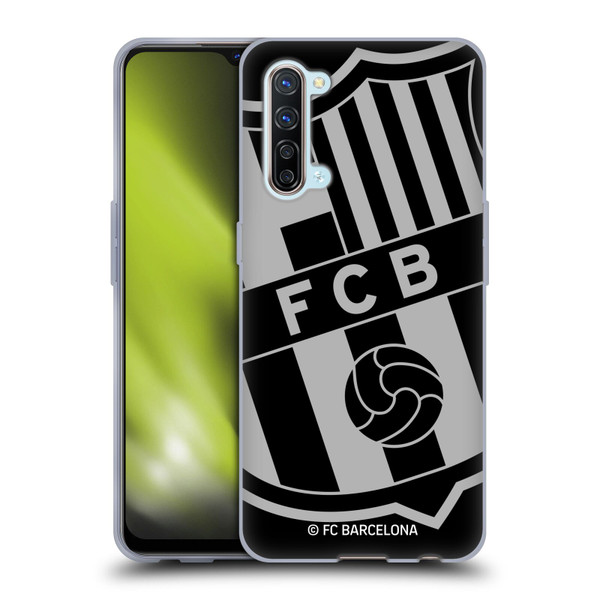 FC Barcelona Crest Oversized Soft Gel Case for OPPO Find X2 Lite 5G