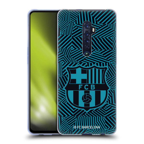 FC Barcelona Crest Black Soft Gel Case for OPPO Reno 2