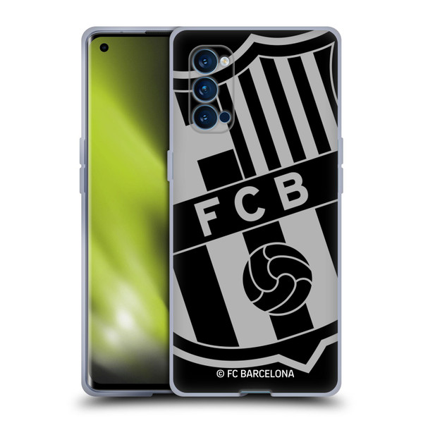 FC Barcelona Crest Oversized Soft Gel Case for OPPO Reno 4 Pro 5G