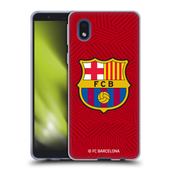 FC Barcelona Crest Red Soft Gel Case for Samsung Galaxy A01 Core (2020)