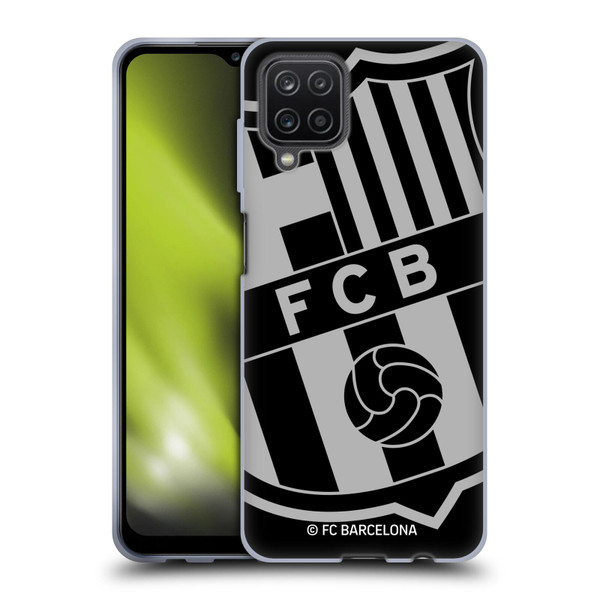FC Barcelona Crest Oversized Soft Gel Case for Samsung Galaxy A12 (2020)