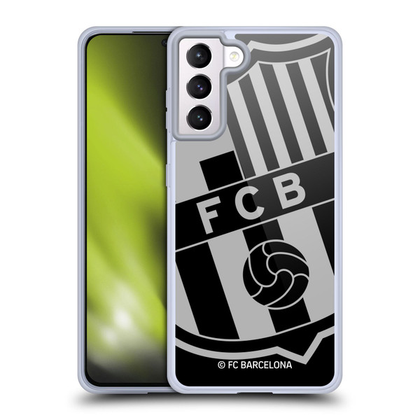 FC Barcelona Crest Oversized Soft Gel Case for Samsung Galaxy S21+ 5G & MagSafe
