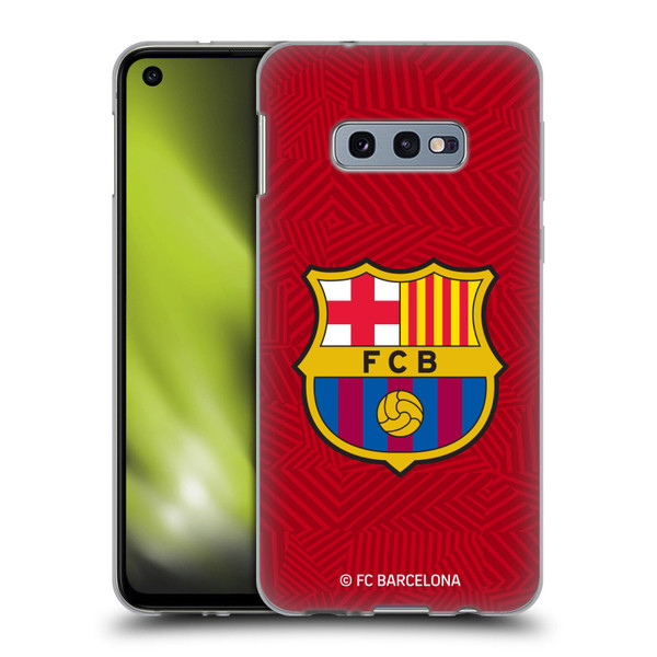 FC Barcelona Crest Red Soft Gel Case for Samsung Galaxy S10e