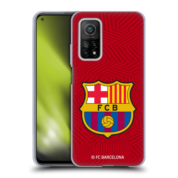 FC Barcelona Crest Red Soft Gel Case for Xiaomi Mi 10T 5G