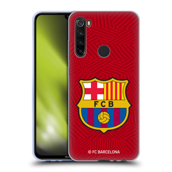 FC Barcelona Crest Red Soft Gel Case for Xiaomi Redmi Note 8T