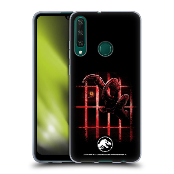 Jurassic World Fallen Kingdom Key Art Claw In Dark Soft Gel Case for Huawei Y6p