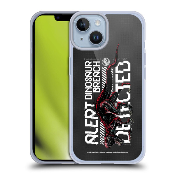 Jurassic World Fallen Kingdom Key Art Dinosaur Breach Soft Gel Case for Apple iPhone 14