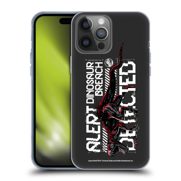 Jurassic World Fallen Kingdom Key Art Dinosaur Breach Soft Gel Case for Apple iPhone 14 Pro Max