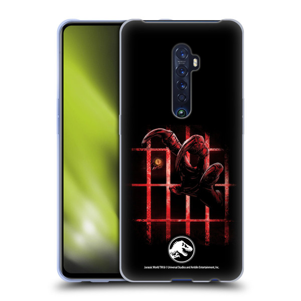 Jurassic World Fallen Kingdom Key Art Claw In Dark Soft Gel Case for OPPO Reno 2