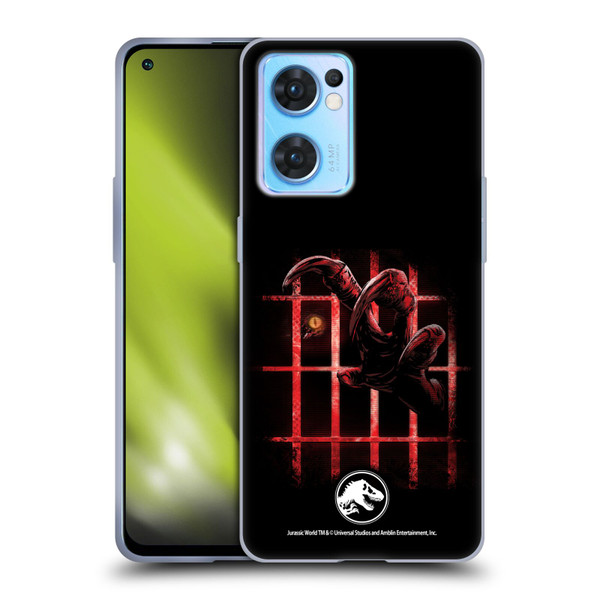 Jurassic World Fallen Kingdom Key Art Claw In Dark Soft Gel Case for OPPO Reno7 5G / Find X5 Lite