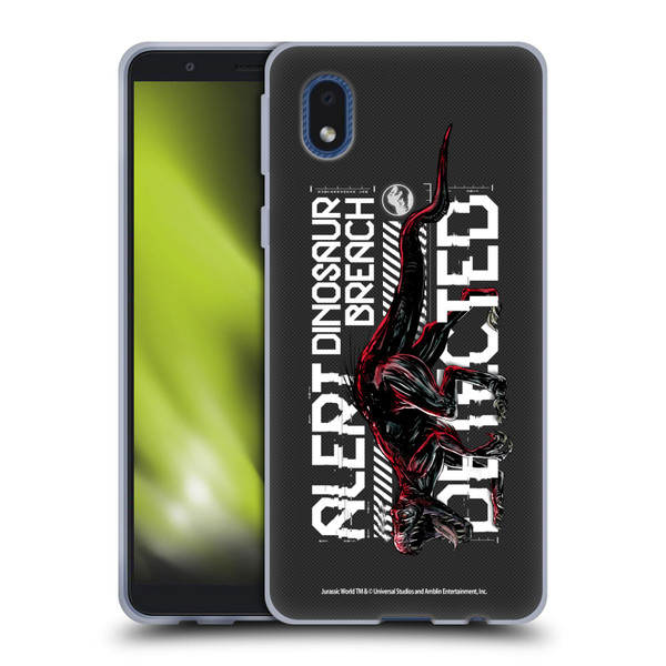 Jurassic World Fallen Kingdom Key Art Dinosaur Breach Soft Gel Case for Samsung Galaxy A01 Core (2020)