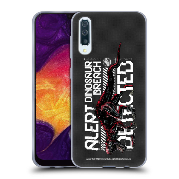 Jurassic World Fallen Kingdom Key Art Dinosaur Breach Soft Gel Case for Samsung Galaxy A50/A30s (2019)