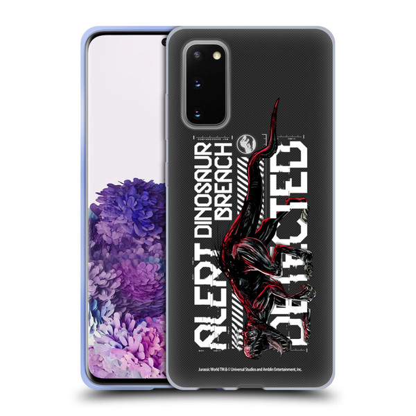 Jurassic World Fallen Kingdom Key Art Dinosaur Breach Soft Gel Case for Samsung Galaxy S20 / S20 5G