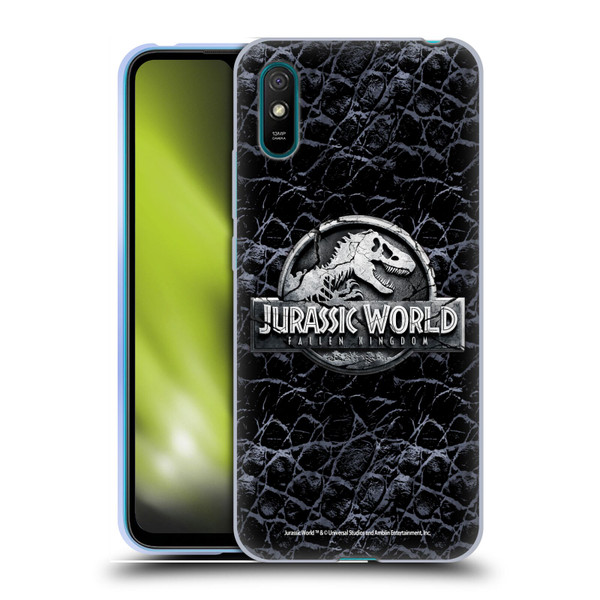 Jurassic World Fallen Kingdom Logo Dinosaur Scale Soft Gel Case for Xiaomi Redmi 9A / Redmi 9AT