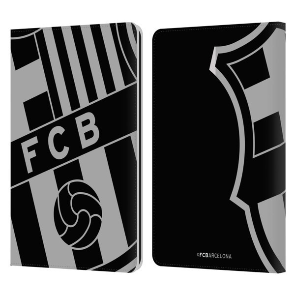 FC Barcelona Crest Oversized Leather Book Wallet Case Cover For Amazon Kindle Paperwhite 1 / 2 / 3