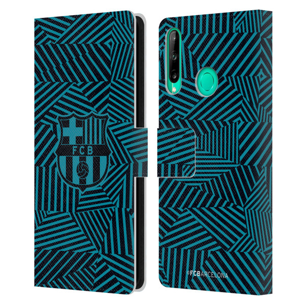 FC Barcelona Crest Black Leather Book Wallet Case Cover For Huawei P40 lite E