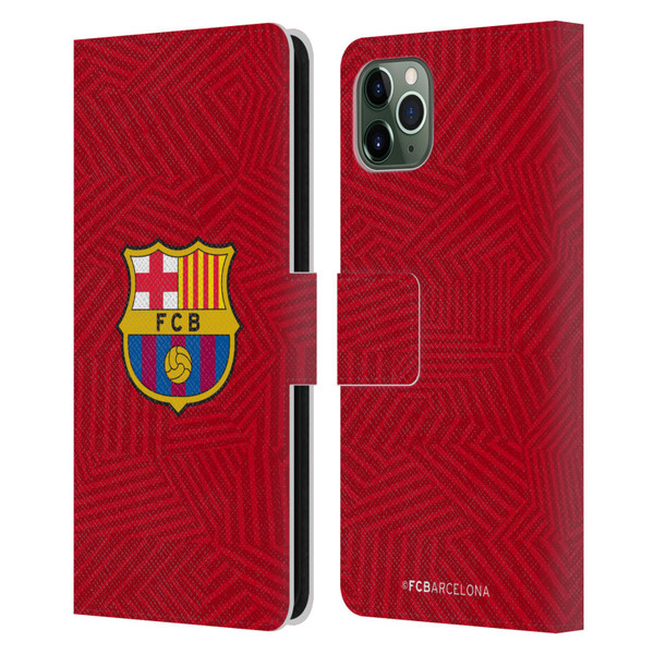 FC Barcelona Crest Red Leather Book Wallet Case Cover For Apple iPhone 11 Pro Max