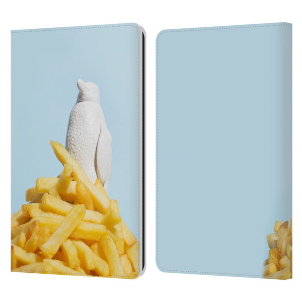 Pepino De Mar Foods Fries Leather Book Wallet Case Cover For Amazon Kindle Paperwhite 1 / 2 / 3