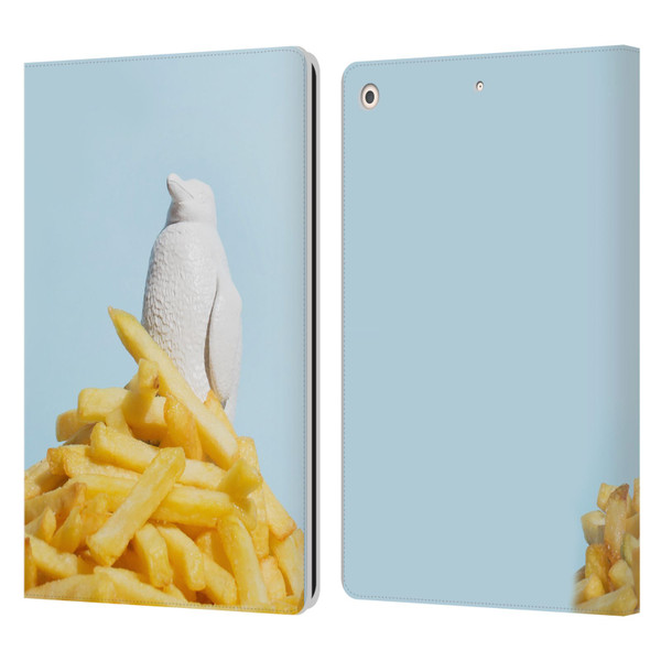 Pepino De Mar Foods Fries Leather Book Wallet Case Cover For Apple iPad 10.2 2019/2020/2021