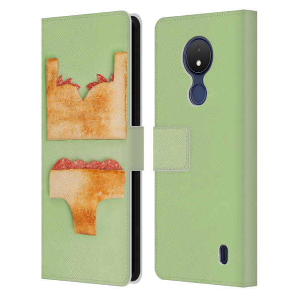 Pepino De Mar Foods Sandwich Leather Book Wallet Case Cover For Nokia C21