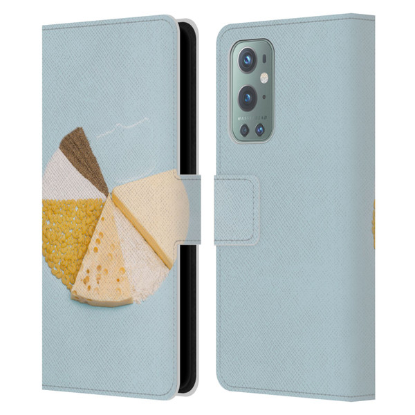Pepino De Mar Foods Pie Leather Book Wallet Case Cover For OnePlus 9