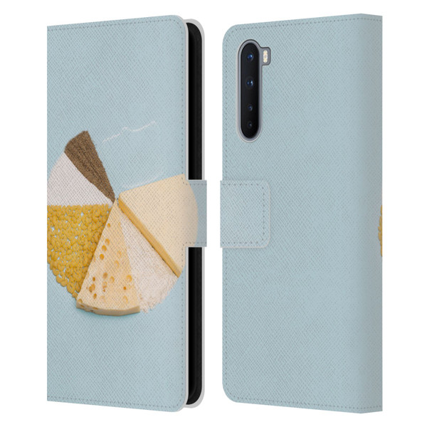 Pepino De Mar Foods Pie Leather Book Wallet Case Cover For OnePlus Nord 5G