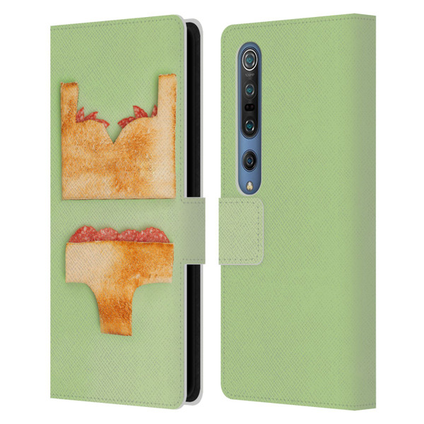 Pepino De Mar Foods Sandwich Leather Book Wallet Case Cover For Xiaomi Mi 10 5G / Mi 10 Pro 5G