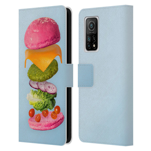 Pepino De Mar Foods Burger 2 Leather Book Wallet Case Cover For Xiaomi Mi 10T 5G