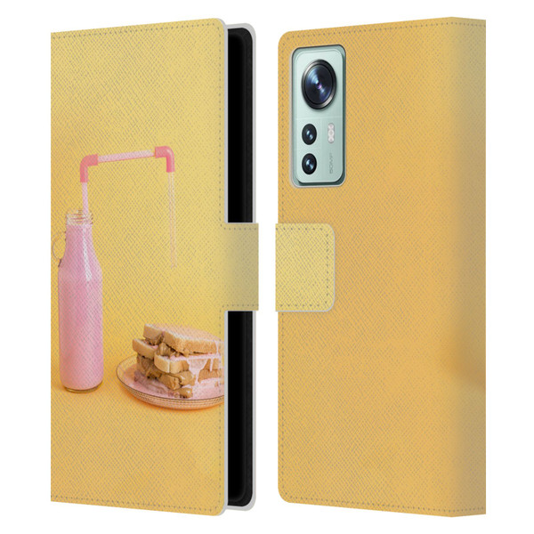 Pepino De Mar Foods Sandwich 2 Leather Book Wallet Case Cover For Xiaomi 12