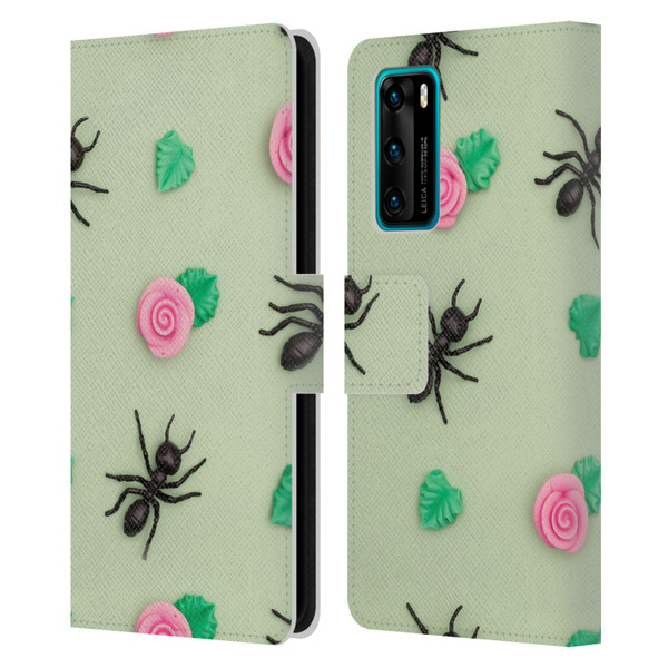 Pepino De Mar Patterns 2 Ant Leather Book Wallet Case Cover For Huawei P40 5G