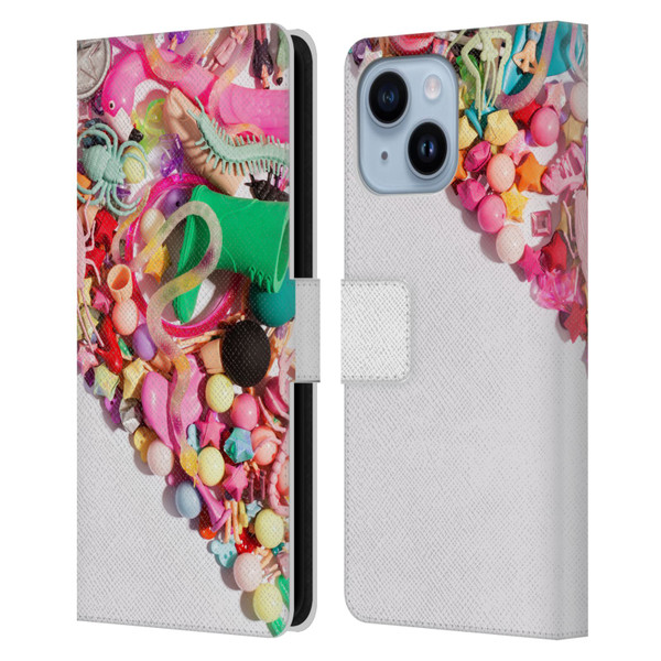 Pepino De Mar Patterns 2 Toy Leather Book Wallet Case Cover For Apple iPhone 14 Plus