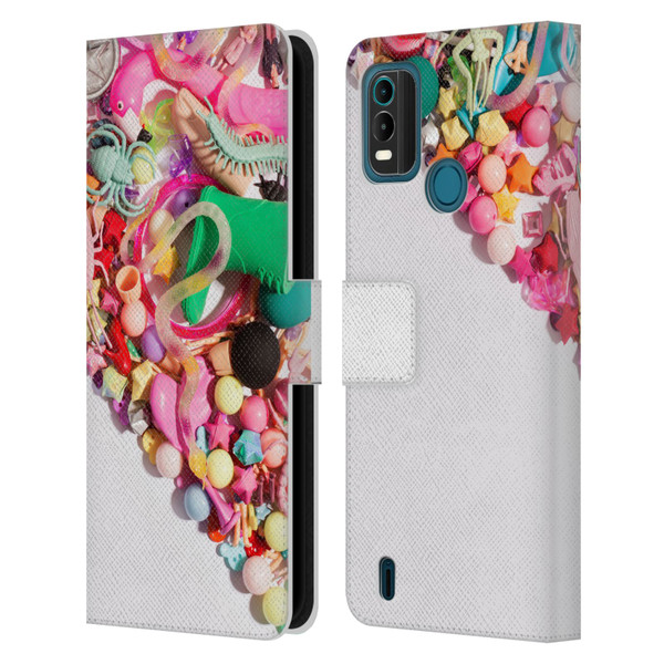 Pepino De Mar Patterns 2 Toy Leather Book Wallet Case Cover For Nokia G11 Plus