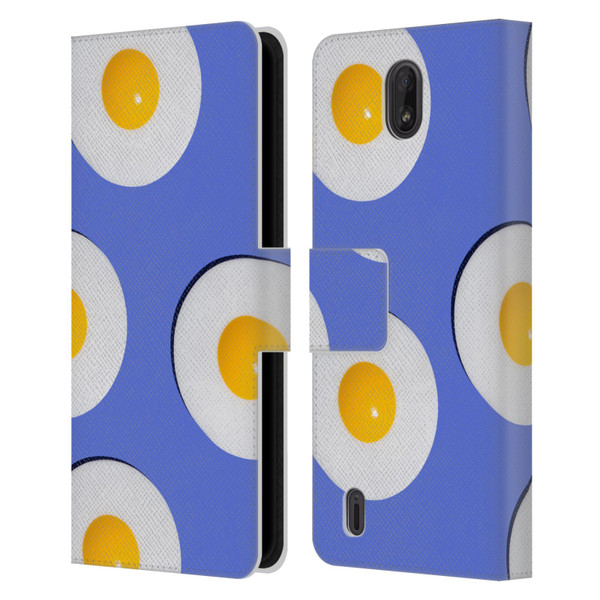 Pepino De Mar Patterns 2 Egg Leather Book Wallet Case Cover For Nokia C01 Plus/C1 2nd Edition