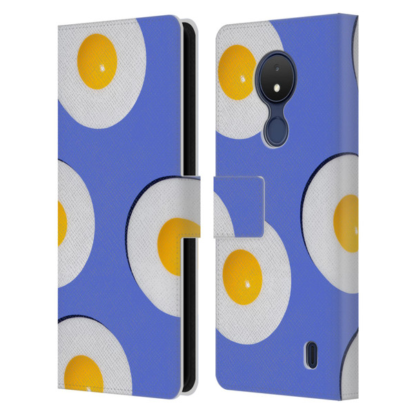 Pepino De Mar Patterns 2 Egg Leather Book Wallet Case Cover For Nokia C21